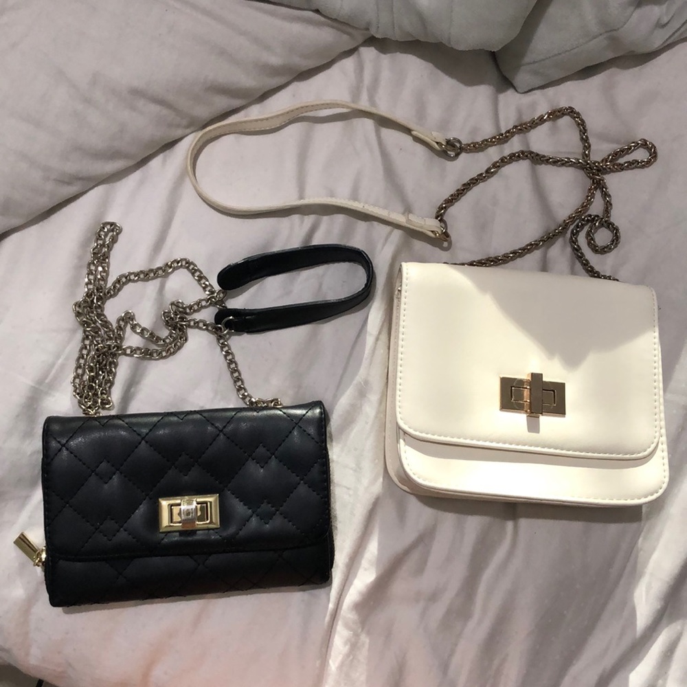 VINTAGE LOOK clutch bag purse bundle lot faux long